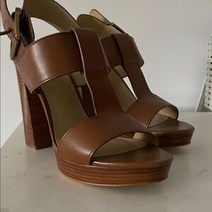 Michael Kors Brown Platform Heels